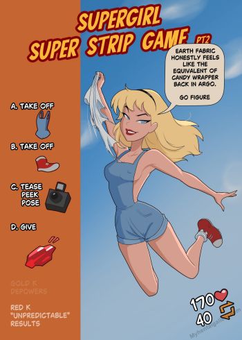 Cover of Supergirl Super Strip Game